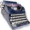 the typewriter | la machine à écrire