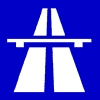 Autobahn - motorway - autoroute  - carreggiata - autopista